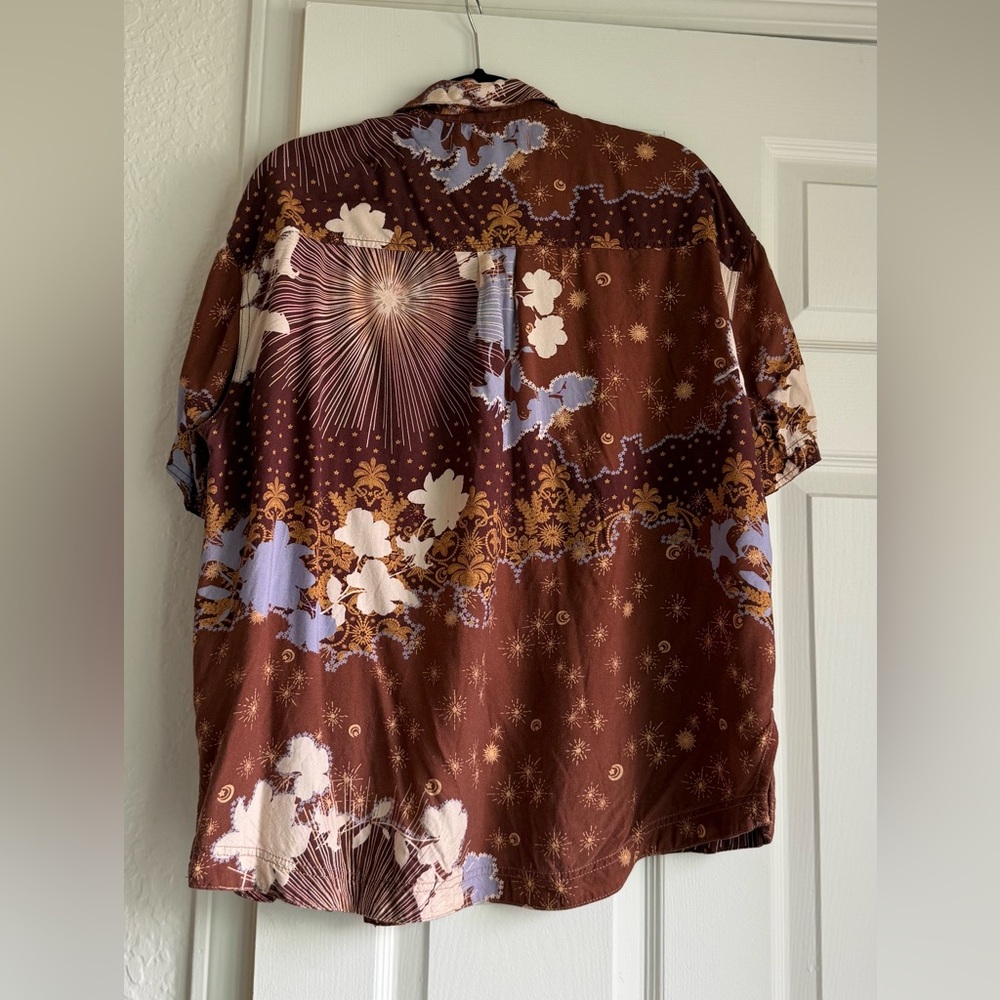 Free People Good Vibes Button Down - Picture 3 of 3